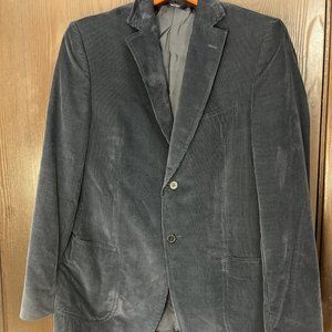 Ermengildo Zegna Navy Corduroy Sport Coat - Size 52R